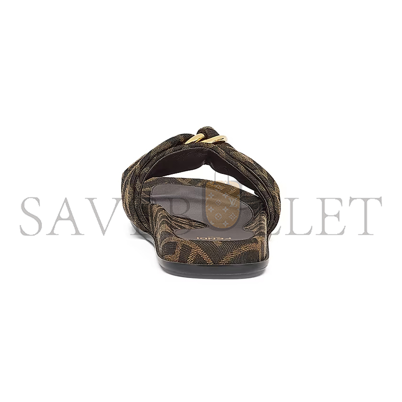 FENDI FF MONOGRAM SLIDES 8X8507AJZXF0R7V